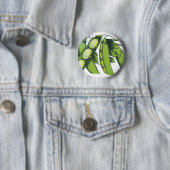 Antike Gemüse; Limabohnen, Bio-Bauernhof-Lebensmit Button (Beispiel)