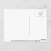 Antike Gemüsewerbung Safe Hit Postkarte (Rückseite)