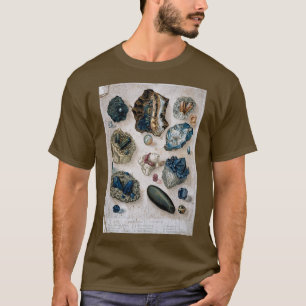 Antike geologische wissenschaftliche Kristalle Ede T-Shirt
