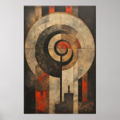 Antike Geometrie Poster (Vorne)