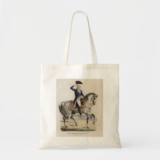 Antike George Washington auf Pferd Tragetasche (Vorne)