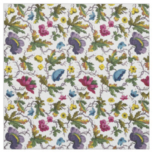 Antike georgianische Ära Blumenmuster Print Stoff