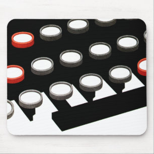 Antike Geschäft Altmodische Schreibmaschinen-Tasta Mousepad