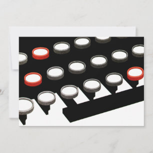 Antike Geschäft-Schreibmaschine-Tastatur