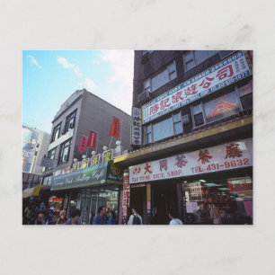 Antike Geschäfte in der Chinatown Canal Street in Postkarte
