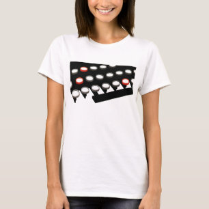 Antike Geschäftsschreibmaschine im alten Stil T-Shirt