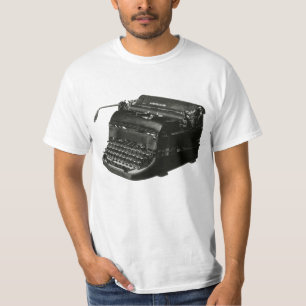 Antike Geschäftswelt, antike manuelle Büroschreibm T-Shirt