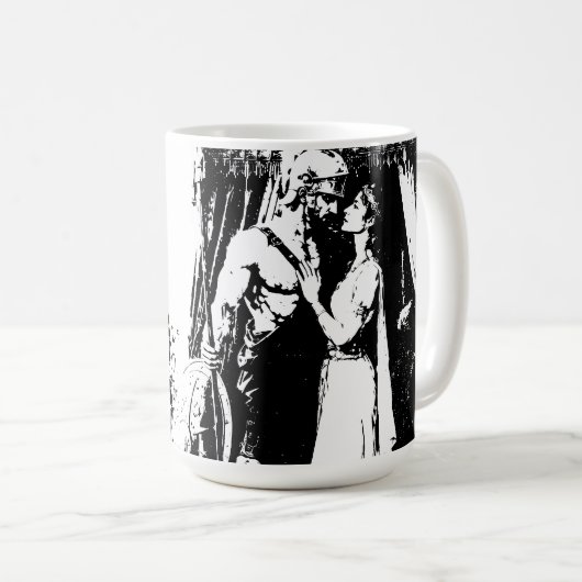 Antike Geschichte Kaffeetasse (VorderseiteRechts)