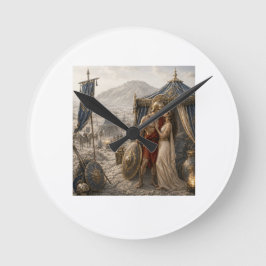 Antike Geschichte Runde Wanduhr