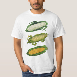 Antike gesunde Lebensmittel Gemüse, frischer Maisk T-Shirt