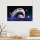 Antike Giganten - Raumwelt Poster (Küche)