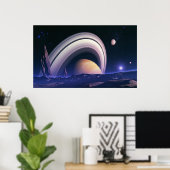 Antike Giganten - Raumwelt Poster (Heimbüro)