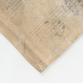 Antike Gitarre Fleecedecke (Ecke)