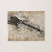 Antike Gitarre Puzzle (Horizontal)