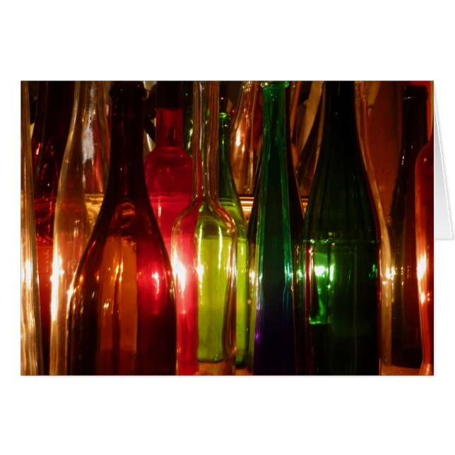 Antike Glasflaschen (Vorderseite (Horizontal))