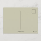 Antike Glocken und Lilien Postkarte (Rückseite)