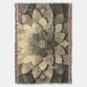Antike Golden Mandala Kunst, Blume Decke (Vorderseite Vertikal)