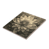 Antike Golden Mandala Kunst, Blume Fliese (Seite)