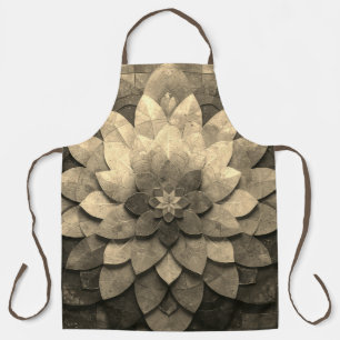 Antike Golden Mandala Kunst, Blume Schürze