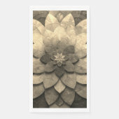 Antike Golden Mandala Kunst, Blume Serviette (Vorderseite)