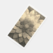 Antike Golden Mandala Kunst, Blume Serviette (Ecke)