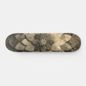 Antike Golden Mandala Kunst, Blume Skateboard (Horizontal)