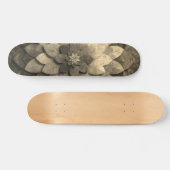 Antike Golden Mandala Kunst, Blume Skateboard (Horizontal)
