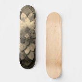 Antike Golden Mandala Kunst, Blume Skateboard (Vorderseite)