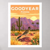 Antike Goodyear Arizona Poster (Vorne)