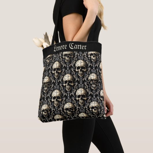 Antike Gothic Skulls Tasche (Von Nahem)