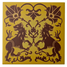 Antike Gotische Heraldic Design Reproduction Tile Fliese