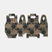 Antike gotische schwarze Rose Geschenkschachtel (Ungefaltet)