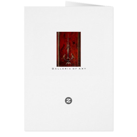 Antike Göttin ~ Karte (Hinten)