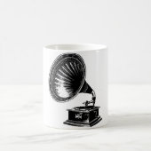 Antike Grammophon Kaffeetasse (Mittel)