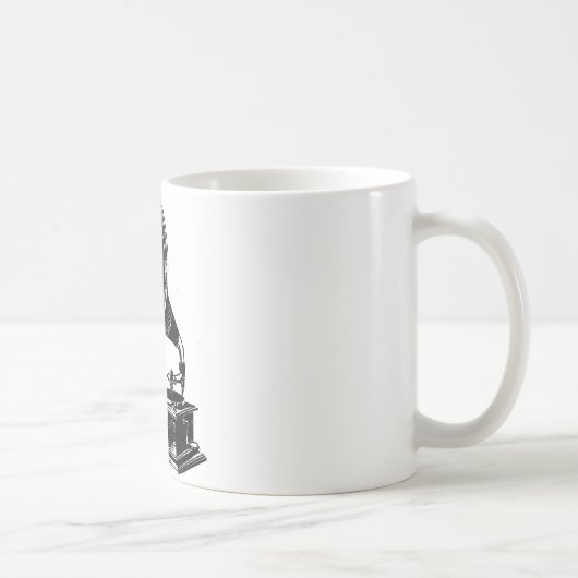 Antike Grammophon Kaffeetasse (Rechts)