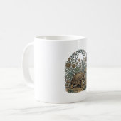 Antike Gravur Schildkröte Botanischer Garten Kaffeetasse (Vorderseite Links)