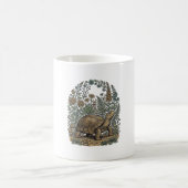 Antike Gravur Schildkröte Botanischer Garten Kaffeetasse (Mittel)
