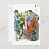 Antike Griechen Postkarte (Vorne/Hinten)