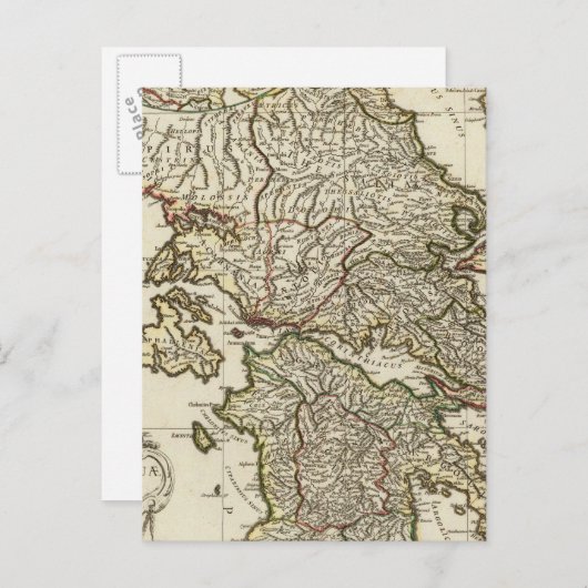 Antike Griechische Karte (Vorne/Hinten)