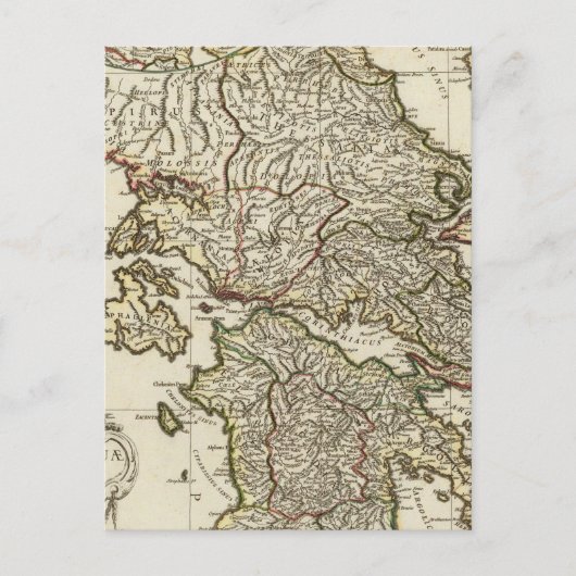 Antike Griechische Karte (Vorderseite)