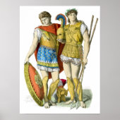 Antike griechische Krieger Poster (Vorne)