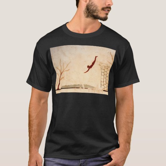 Antike griechische Malerei C.470 v.Chr. - Grab des T-Shirt (Vorderseite)