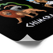 Antike griechische Mythologie-Monster Poster (Ecke)