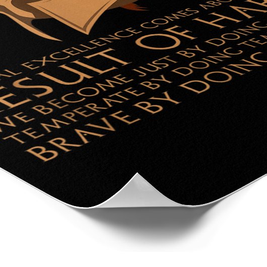 Antike griechische Philosophie - Ergebnis der Gewo Poster (Ecke)