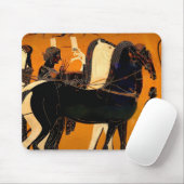 Antike griechische Schwarz-Bild-Keramik-Klassik Mousepad (Mit Mouse)