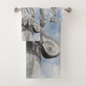 Antike griechische Statue Athena Badhandtuch Set (Insitu)