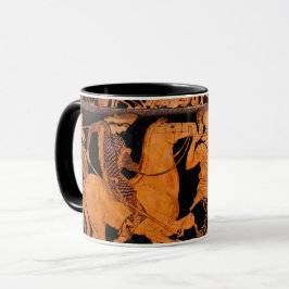 Antike griechische Tasse der klassischen Kunst