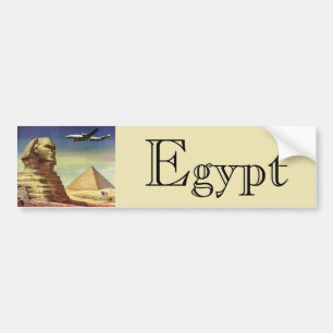 Antike Große Sphinx von Gizeh, Pyramiden von Ägypt Autoaufkleber