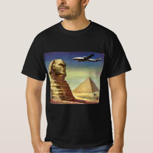 Antike Große Sphinx von Gizeh, Pyramiden von Ägypt T-Shirt