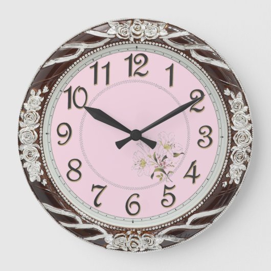 Antike Große Wanduhr (Vorderseite)